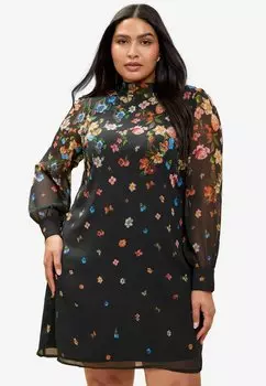 Платье-трансформер LONG SLEEVED PRINTED Lipsy, черный
