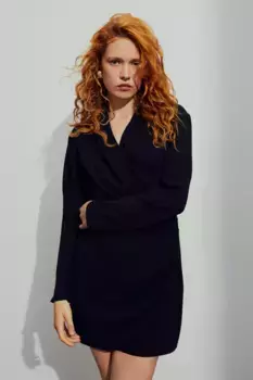 Платье-трансформер с драпировкой H&M, черный