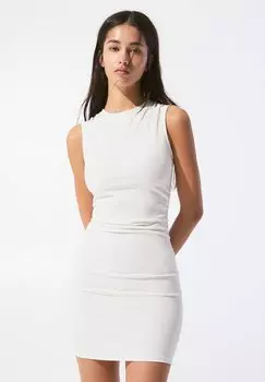 Платье-трансформер SLEVELESS GATHERED PULL&BEAR, белый