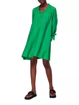Платье-трапеция Lydia со сборками Whistles, зеленый