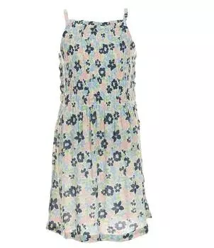 Платье-трапеция с квадратным вырезом и цветочным принтом Roxy для больших девочек 7–16 лет Look At Me Now, цветочный