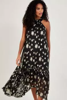 Платье-трапеция со звездами 'Ellen' Monsoon, черный