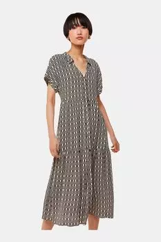 Платье-Трапеция в клетку Link Whistles, черный