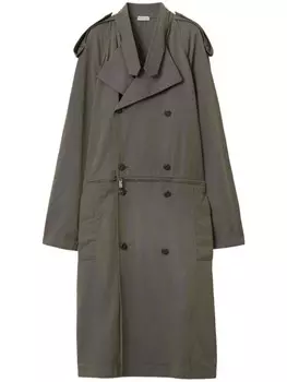 Платье-тренч миди на молнии Burberry, серый