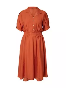 Платье Trendyol Curve Dress, темно-оранжевый