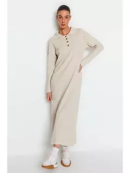 Платье trendyol, кремовый