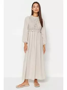 Платье trendyol, кремовый