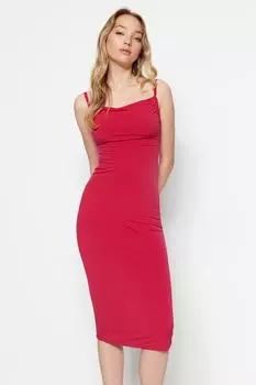 Платье Trendyol миди, фуксия