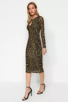 Платье Trendyol миди трикотажное