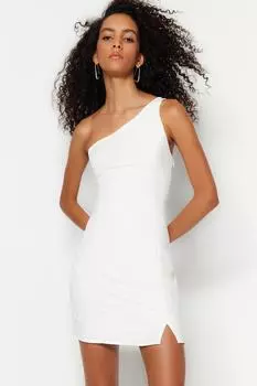 Платье Trendyol мини, экру