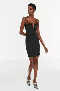 Платье Trendyol Otrice вечернее, черный