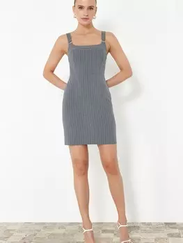 Платье Trendyol, пятнистый серый