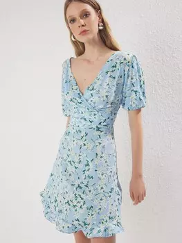 Платье Trendyol, светло-синий