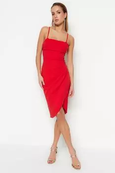 Платье Trendyol вечернее, красный