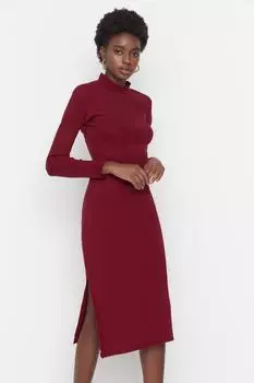 Платье TRENDYOLMLLA, бордовый