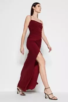 Платье TRENDYOLMLLA, бордовый