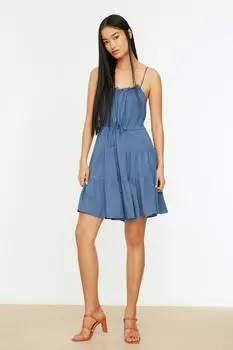 Платье TRENDYOLMLLA, индиго