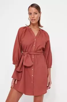 Платье TRENDYOLMLLA, коричневый