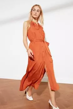 Платье TRENDYOLMLLA, коричневый