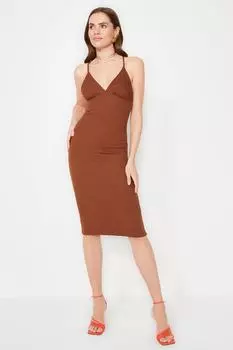 Платье TRENDYOLMLLA, коричневый