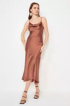 Платье TRENDYOLMLLA, коричневый