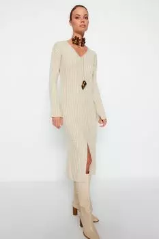 Платье TRENDYOLMLLA, кремовый