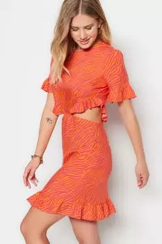 Платье TRENDYOLMLLA, оранжевый