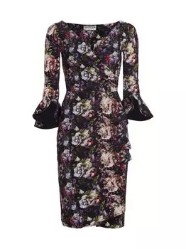 Платье Triana с принтом Chiara Boni La Petite Robe, синий