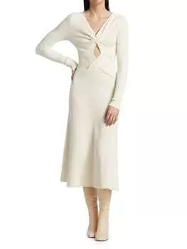 Платье Трикотажное Пейдж Anna Quan, белый