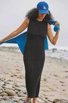 Платье трикотажное Varley Florian, черный