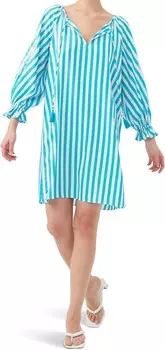 Платье Trina Turk Lysis Dress, цвет Blue Grotto/Whitewash