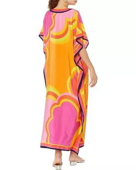 Платье Trina Turk Theodora Maxi Dress, цвет Tangerine Dream Multi