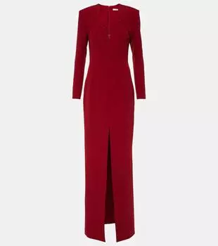 Платье trixie из крепа с декором Safiyaa, красный