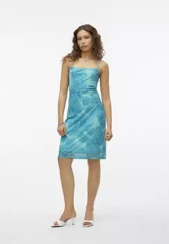 Платье-труба COCO TIGHT DRESS SOMETHINGNEW, бирюзовый