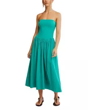 Платье-труба миди Free People Onda, синий