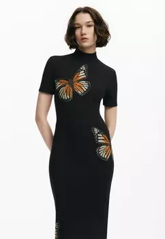 Платье-труба SLIM MIDI Desigual, черный