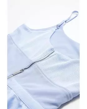 Платье TRUCE Fit-and-Flare Dress w/ Rib Effect, синий