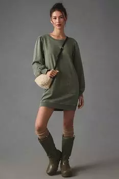 Платье-туника Anthropologie, зеленый