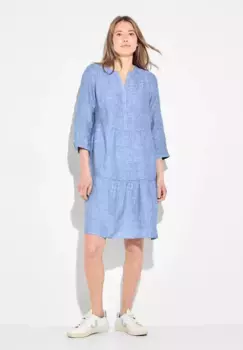 Платье-туника Cecil из качества шамбре, цвет Linen Chambray Blue