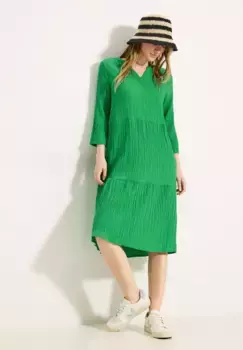 Платье-туника Cecil со структурой, зеленый