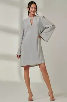 Платье туника «Дана» Jolie Moi, серебряный