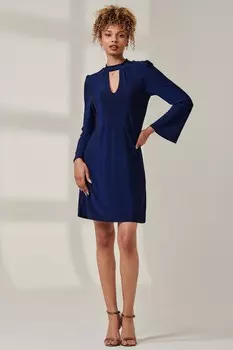 Платье туника Dana металлик Jolie Moi, синий