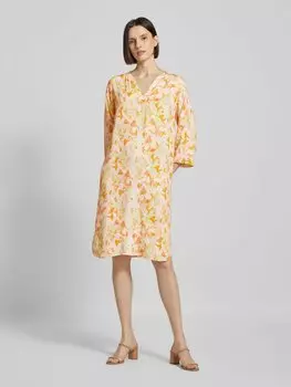 Платье-туника длиной до колена с узором по всей поверхности Smith and Soul, розовый