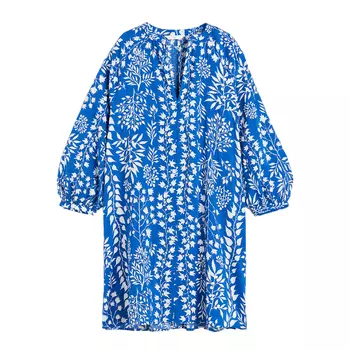 Платье-туника H&M Double-weave, голубой
