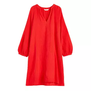 Платье-туника H&amp;M Double-weave, красный