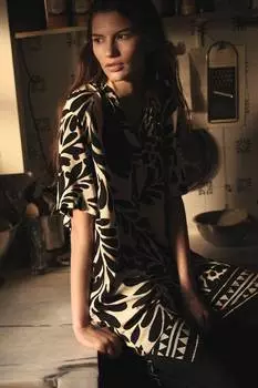 Платье-Туника из вискозы H&M, мультиколор