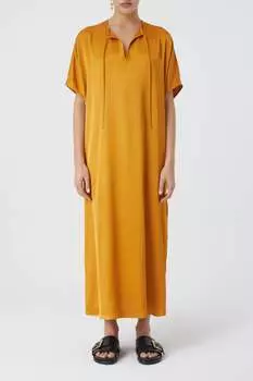 ПЛАТЬЕ-ТУНИКА МАКСИ CLOSED, цвет golden cinnamon