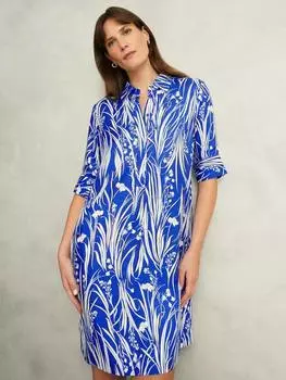 Платье-туника marciella wildflower Hobbs, синий/разноцветный