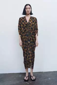 Платье-туника, ограниченная серия ZARA, разноцветный