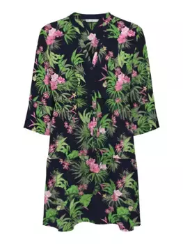 Платье-туника ONLNOVA LIFE THEA SLEEVE DRESS AOP PTM " Only, черный